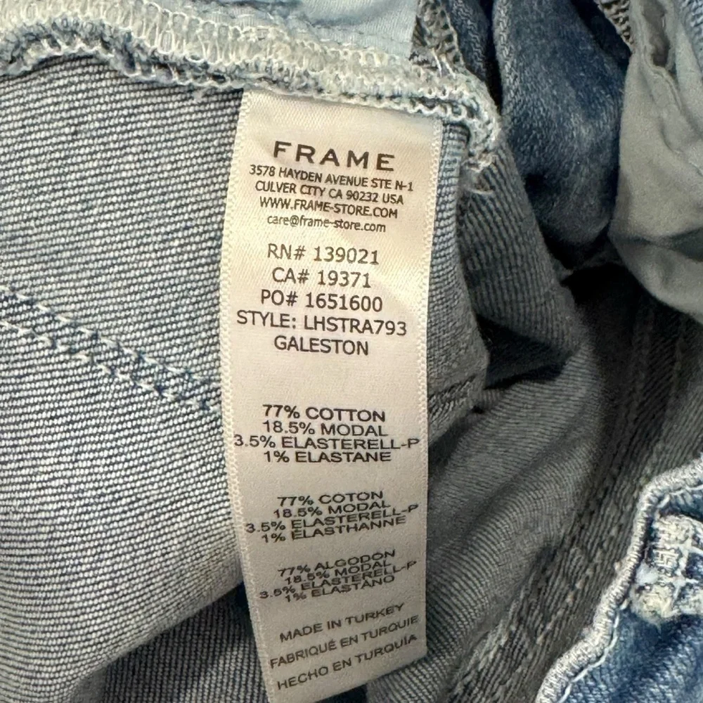 Frame Denim Women's Classic Blue Straight Leg Jeans